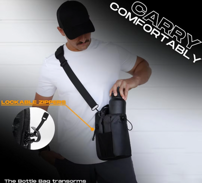 NextFitGear Magnetic Gym Bag | Bottle & Essentials