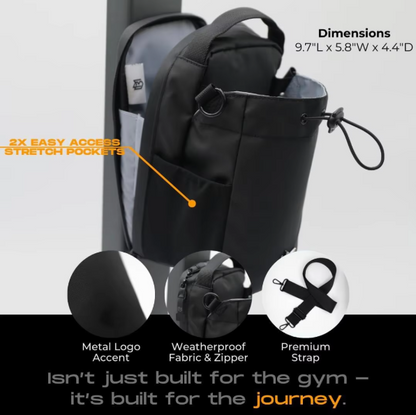 NextFitGear Magnetic Gym Bag | Bottle & Essentials