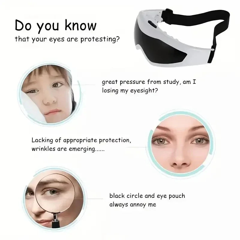 EyeZen Stress Relief Eye Massager Glasses